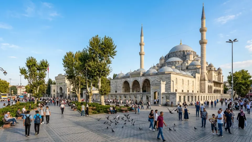 Bugünkü Bayezid Camii (temsili)