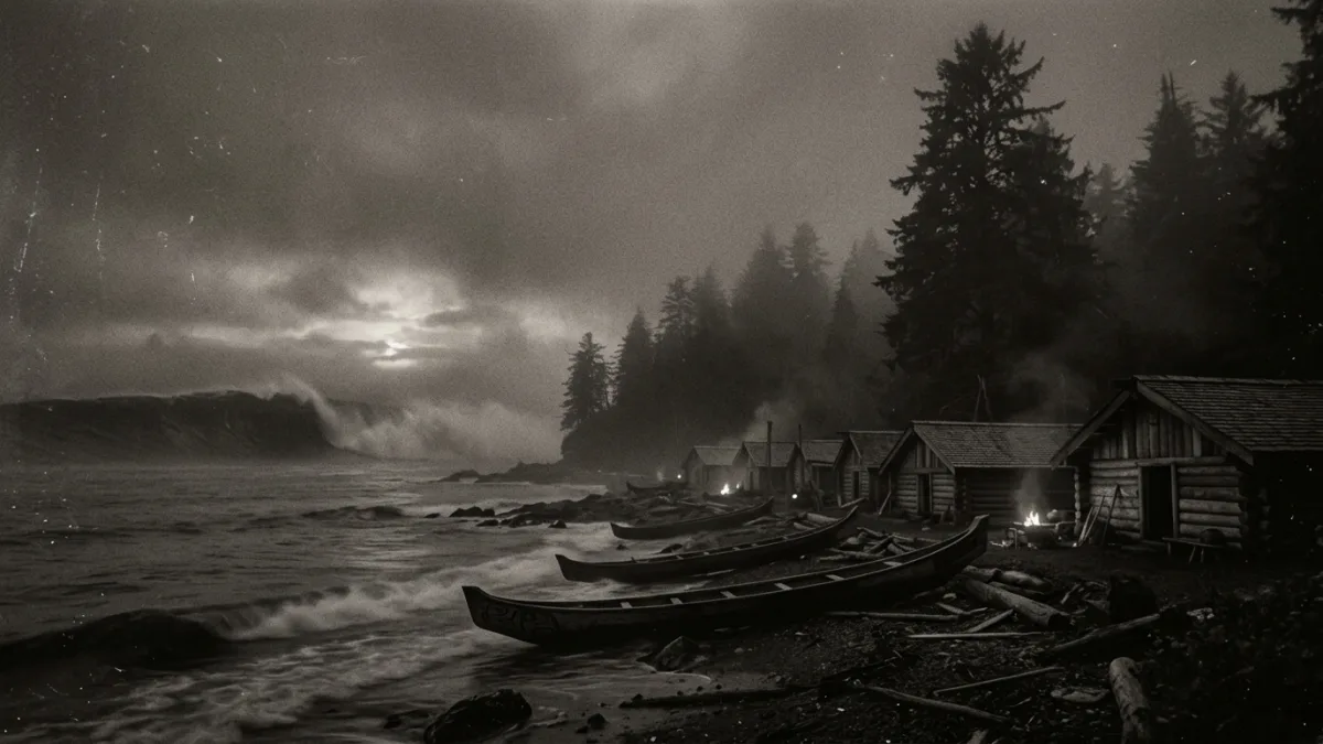 1700 Cascadia depremi ve tsunamisi (temsili)