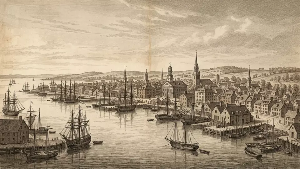 1755'te Boston (temsili)