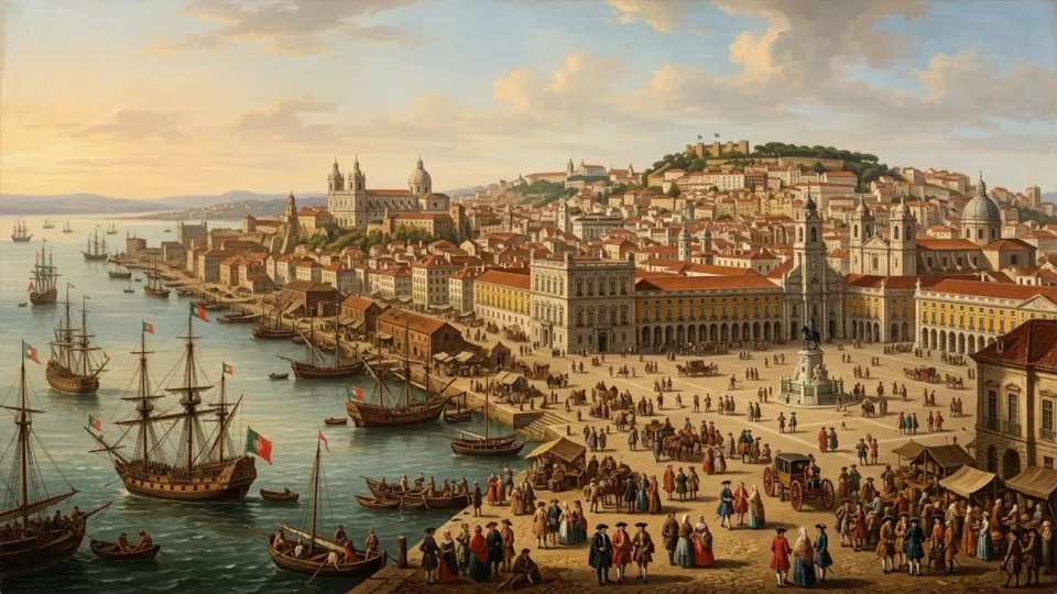 Depremden önce Lizbon (temsili)
