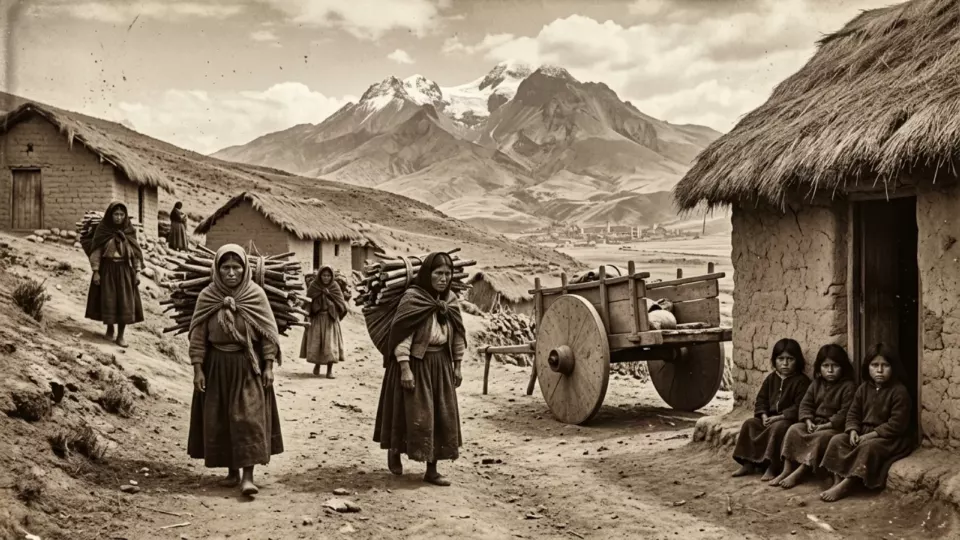 La Esperanza'daki geçici yerleşim (temsili)
