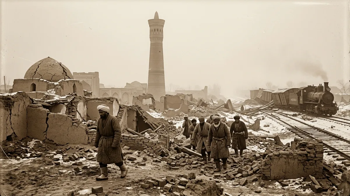 1902 depreminde yıkılan Andican (temsili)