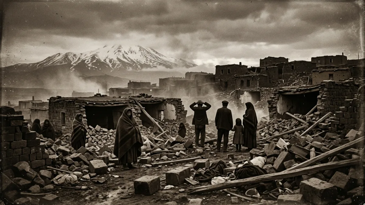 1903 depreminde yıkılan Malazgirt (temsili)