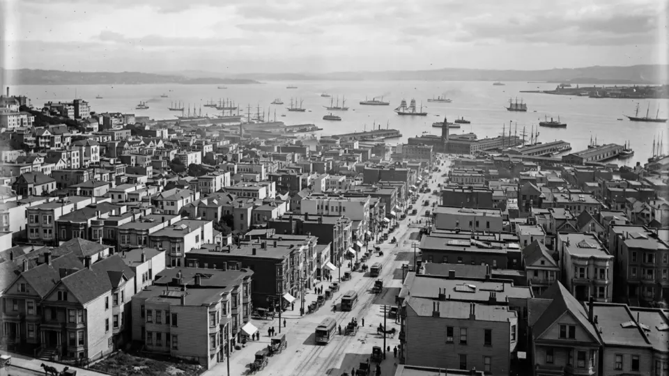 Depremden önce San Francisco (temsili)