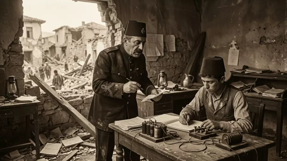 Valinin İstanbul'a telgrafı (temsili)