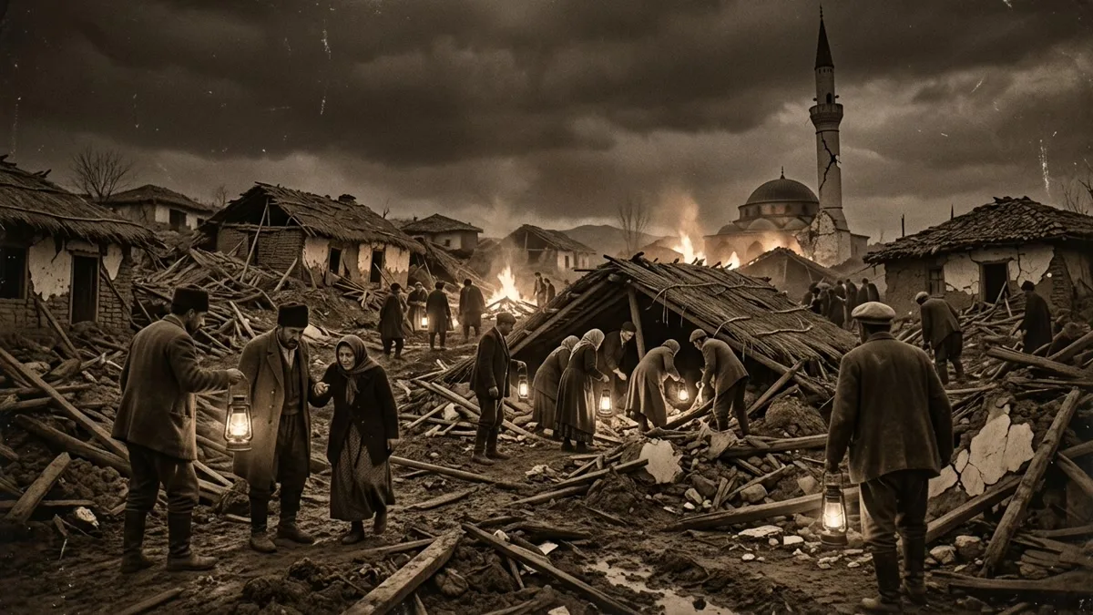 1928 depreminde yıkılan Torbalı köyleri (temsili)