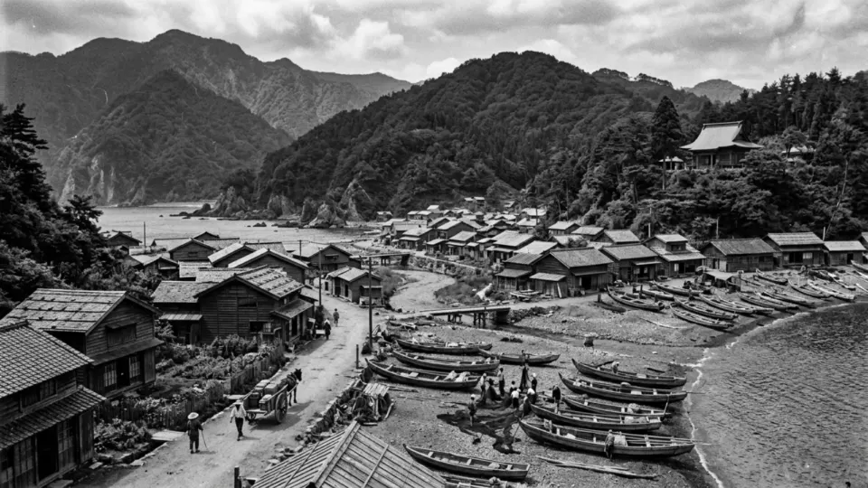 1933'ten önce Tarō köyü (temsili)