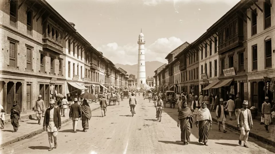Yeniden kurulan Katmandu (temsili)