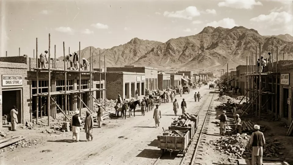 Yeniden kurulan Quetta (temsili)