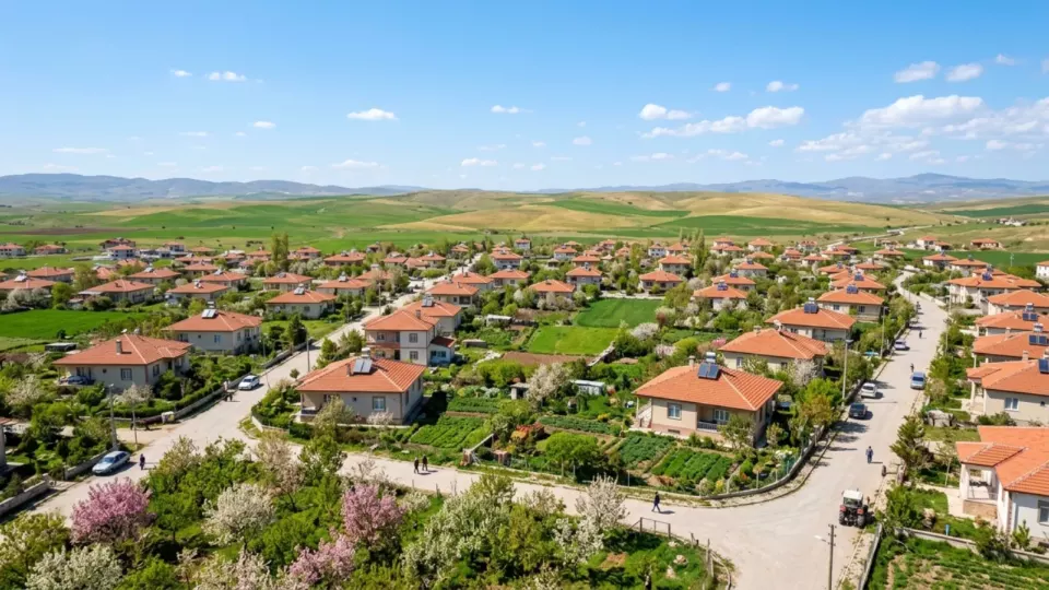 Bugün Kırşehir'de bir köy (temsili)