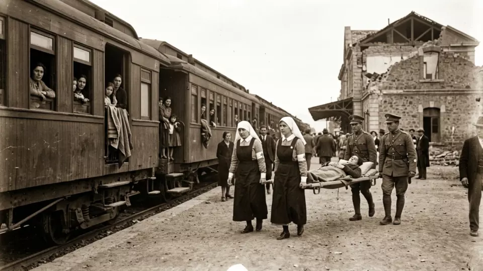 Vagonlara sığınan depremzedeler (temsili)