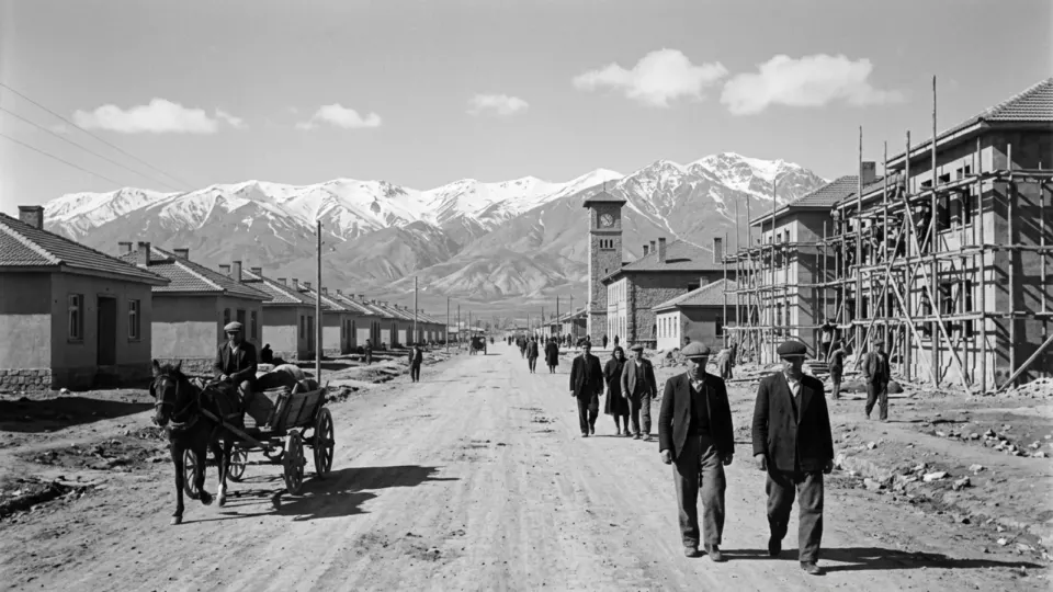 1940'ta yeniden kurulan Erzincan (temsili)
