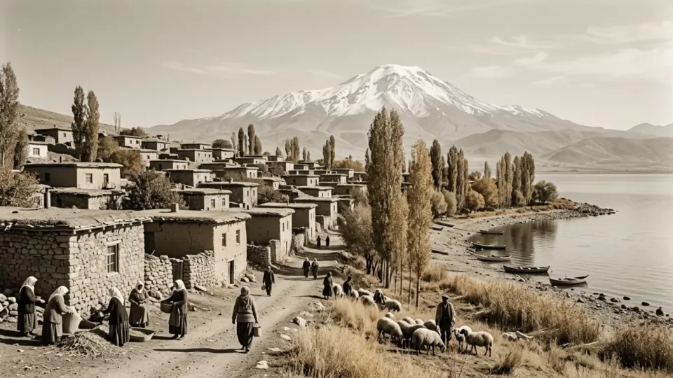 1941'de Erciş'te bir köy (temsili)