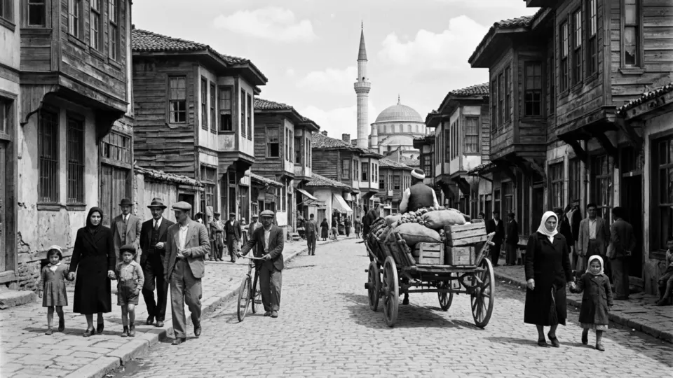 1943'te Adapazarı (temsili)
