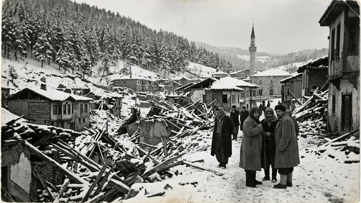 1944 depreminde Gerede (temsili)