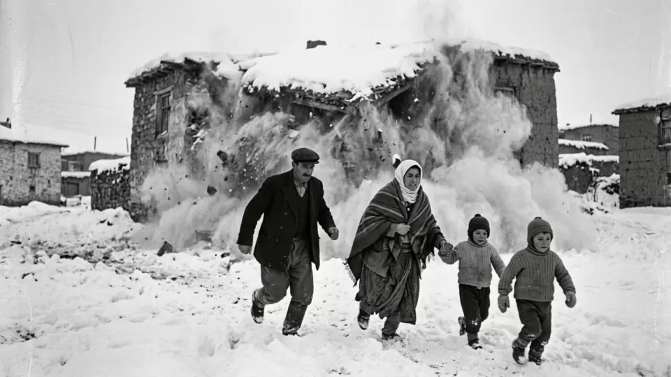 Kış sabahı gelen sarsıntı (temsili)