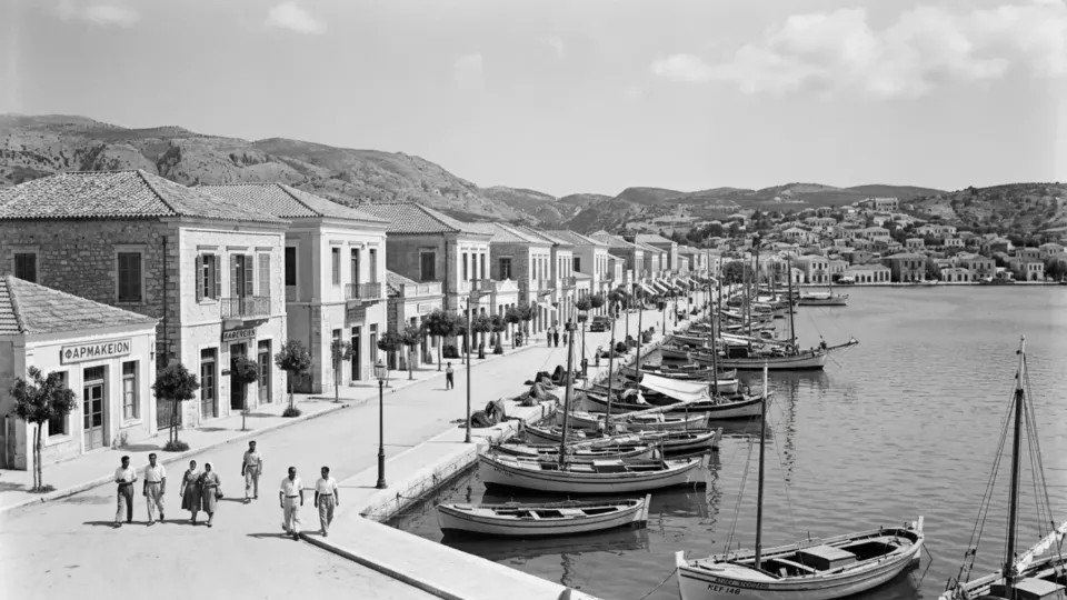 Depremden önce Argostoli (temsili)