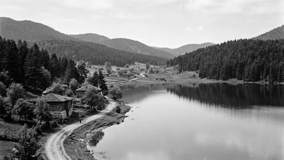 1957'de Abant Gölü ve çevresi (temsili)