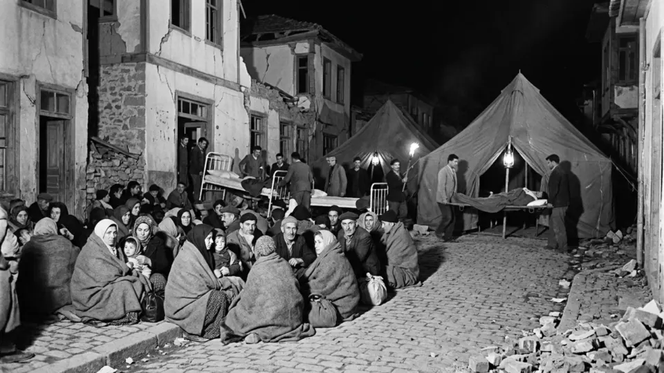 Sokakta geçen geceler ve çadıra taşınan hastalar (temsili)