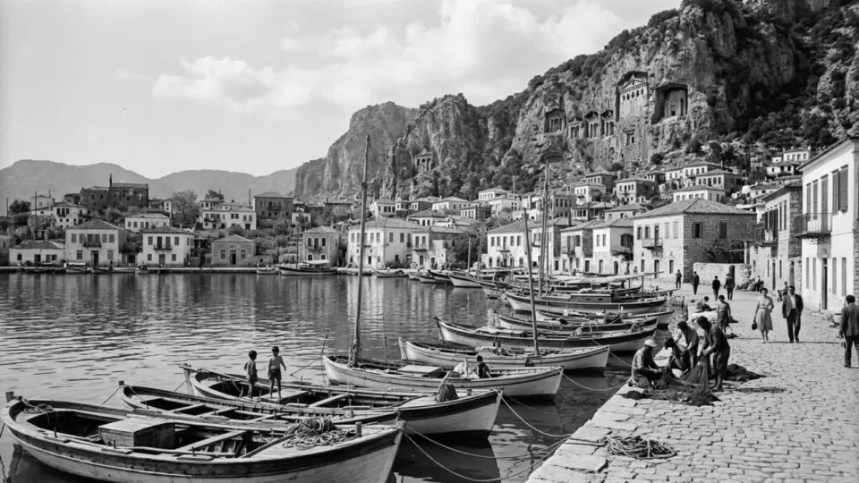 1957'de Fethiye (temsili)
