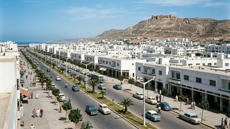 Yeniden kurulan Agadir (temsili)