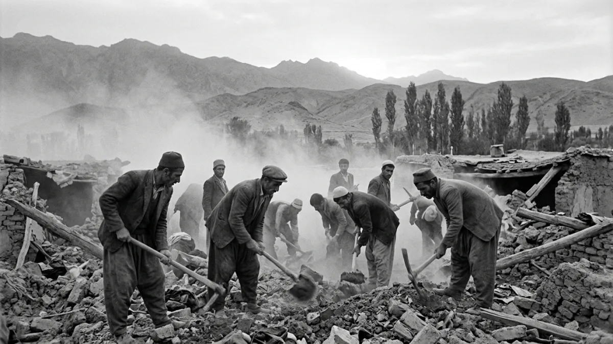1962 depreminde yıkılan Buin Zehra köyleri (temsili)