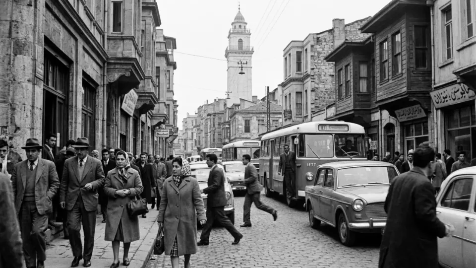İstanbul'da sokağa fırlayan halk (temsili)