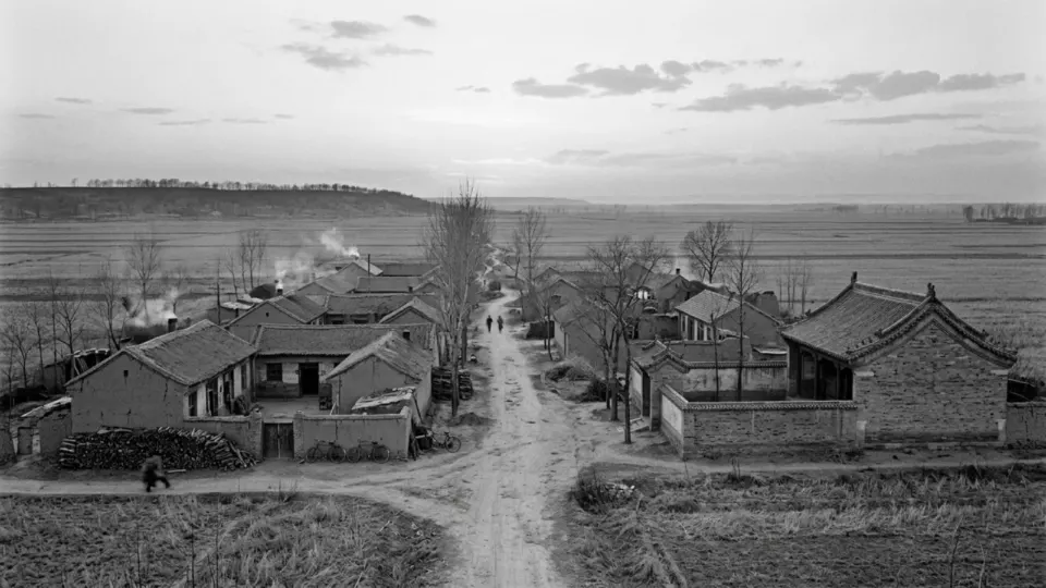 1966'da Xingtai ovasında bir köy (temsili)