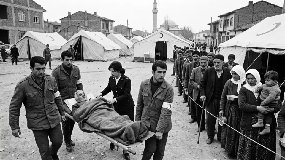 Kızılay gezici hastanesi (temsili)