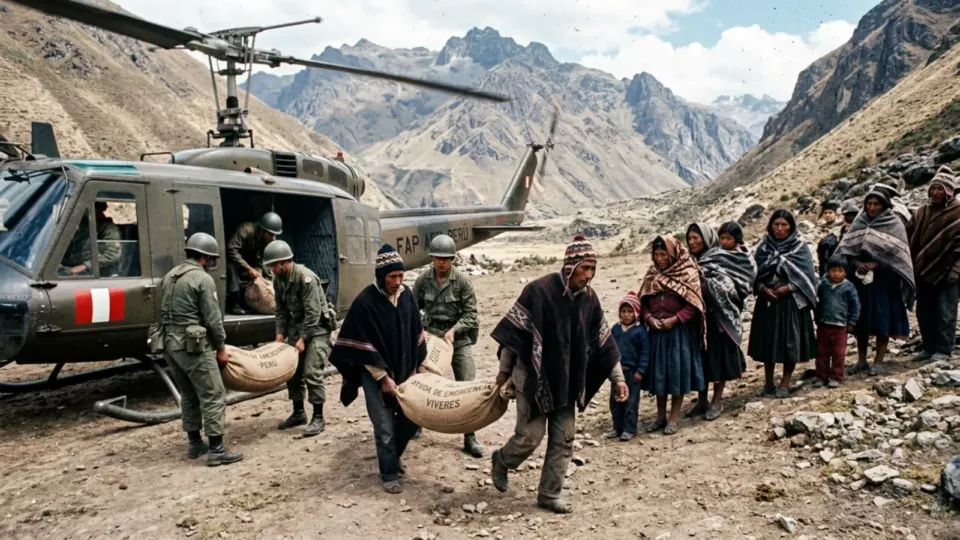 Helikopterle yardım (temsili)