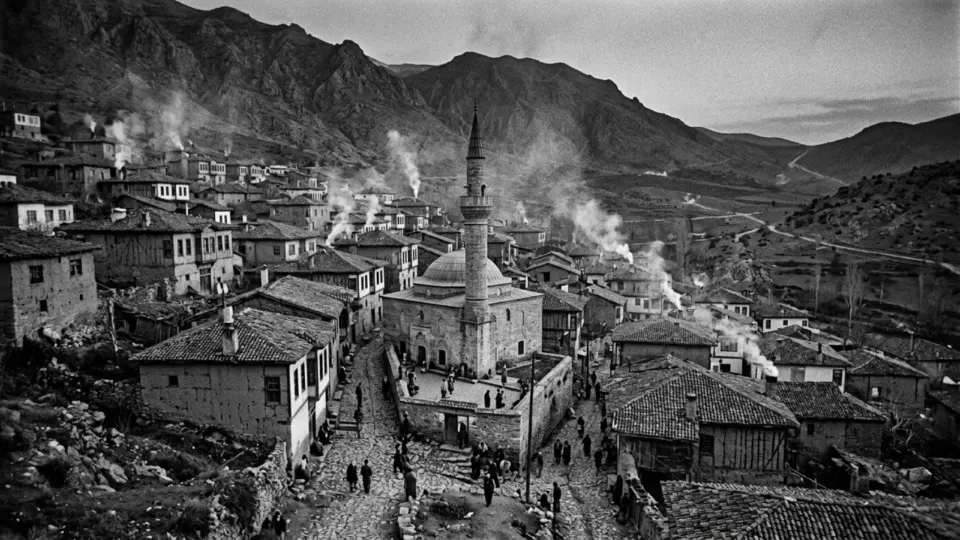 Depremden önce Gediz (temsili)