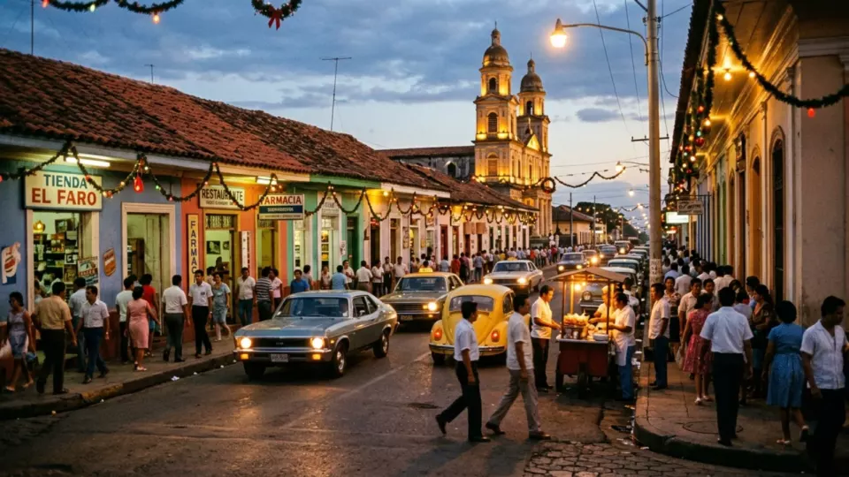 Depremden önce Managua (temsili)