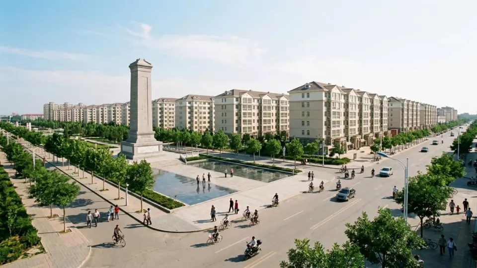 Yeniden kurulan Tangşan (temsili)