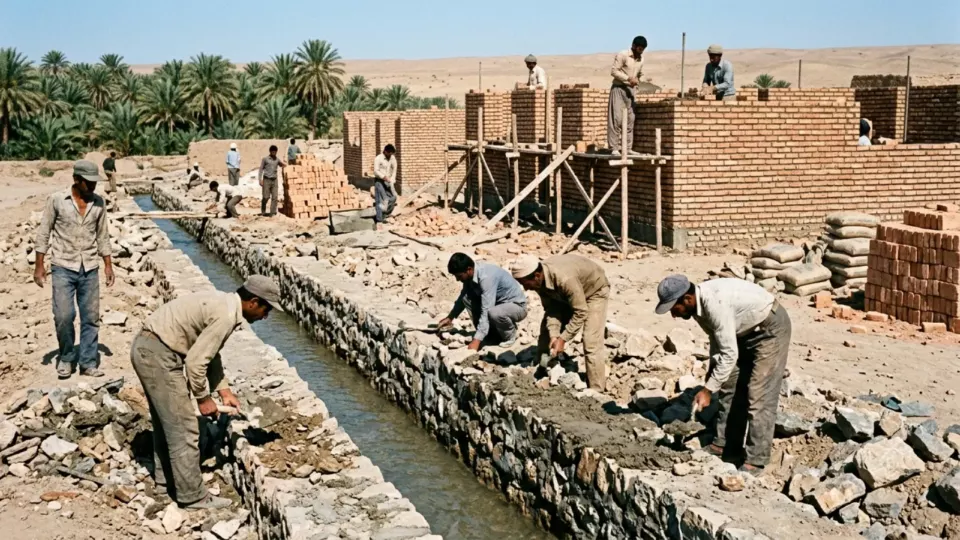 Yeniden kurulan Tabas (temsili)