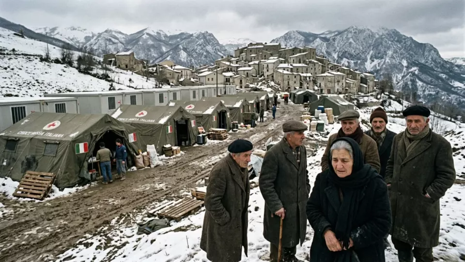 Kışa giren çadır kentler (temsili)