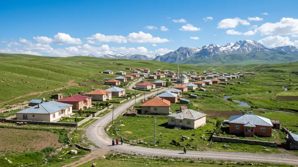 Yeniden kurulan köy (temsili)