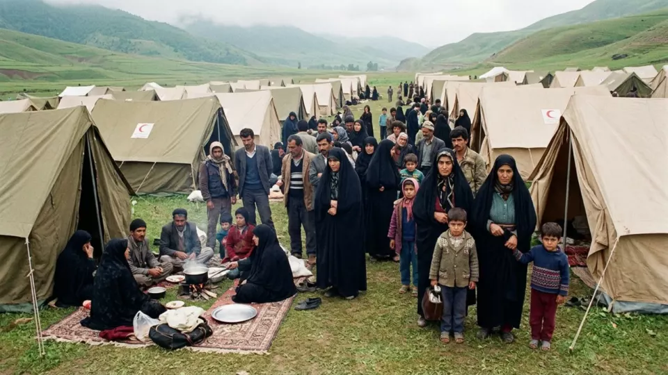 Çadır kampı (temsili)