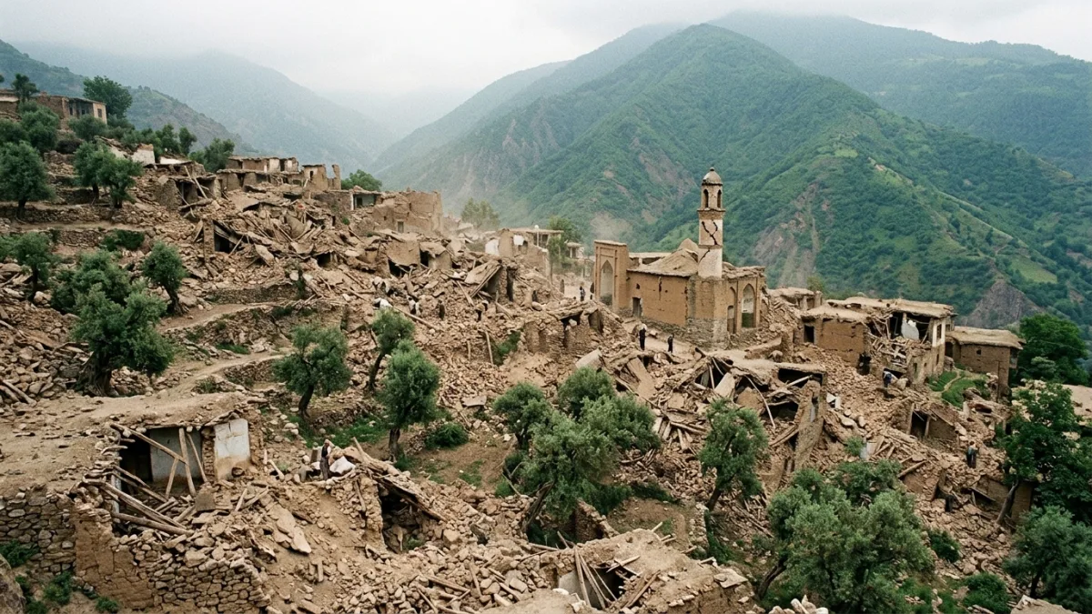 1990 depreminde Rudbar (temsili)