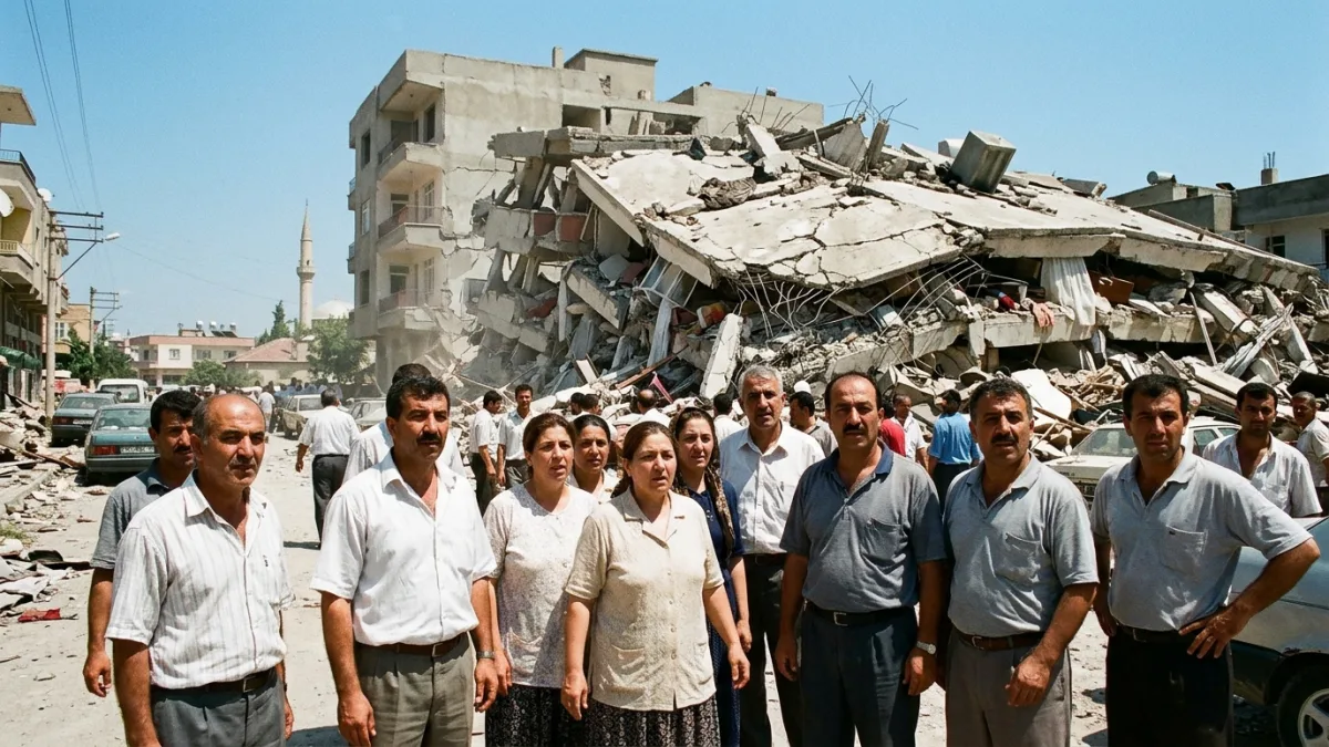 1998 depreminin ardından Ceyhan (temsili)