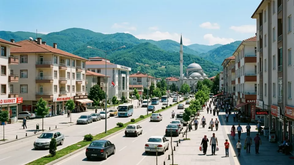 Bugünkü Düzce (temsili)