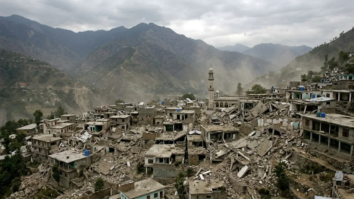 2005 depreminde Balakot (temsili)