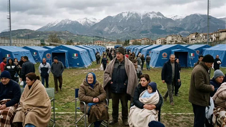 Çadır kampı (temsili)