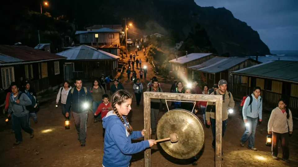 Gongu çalan çocuk (temsili)