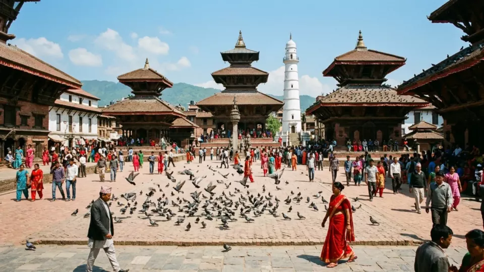 Depremden önce Katmandu (temsili)