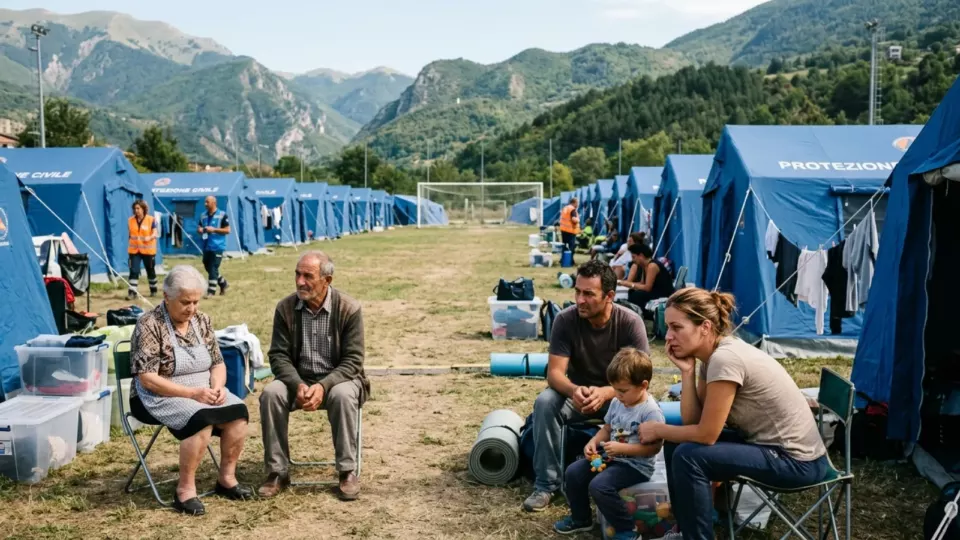 Çadır kampı (temsili)