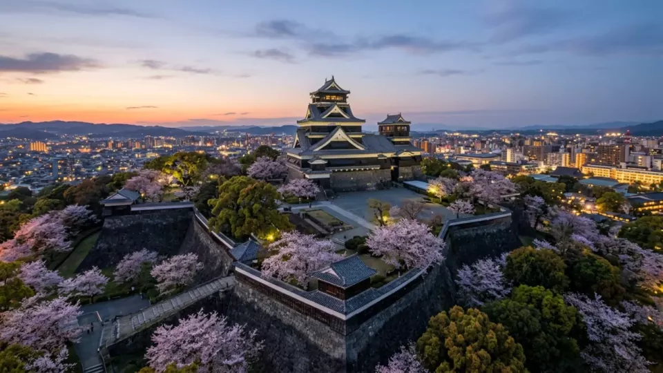 Depremden önce Kumamoto (temsili)