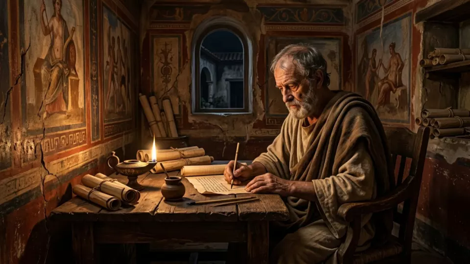 Seneca yazıyor (temsili)