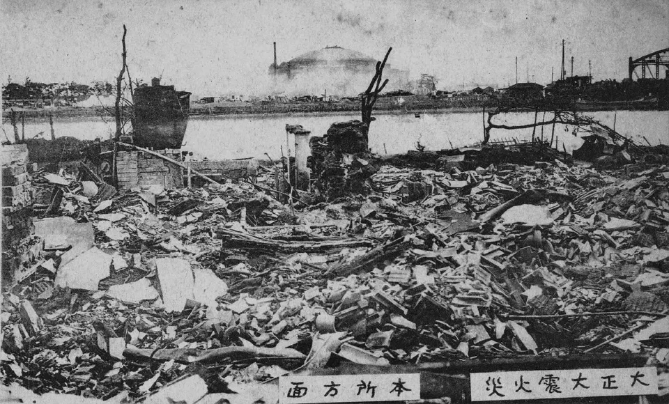 Tokyo 1923 yıkıntılar