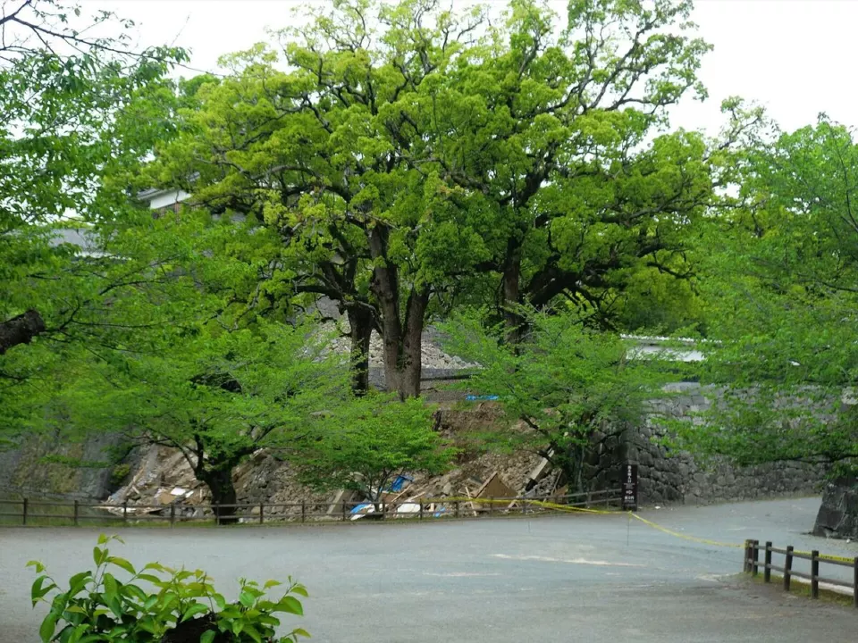 Kumamoto Kalesi hasar