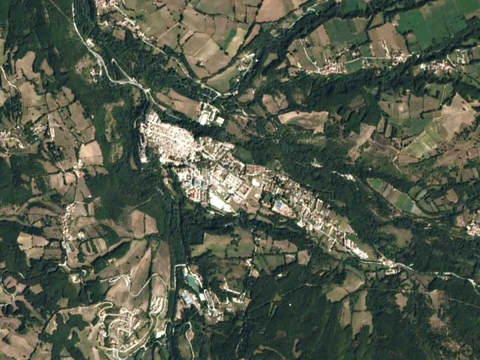 Amatrice uydu görüntüsü